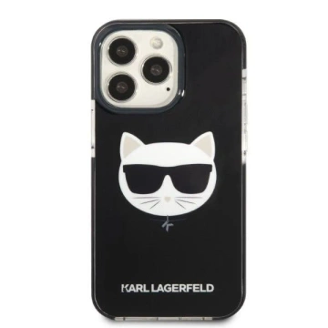 Etui ochronne na telefon Karl Lagerfeld KLHCP13LTPECK do Apple iPhone 13 Pro / 13 6,1" hardcase czarny/black Choupette Head