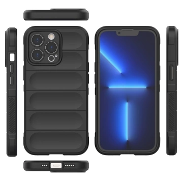 Magic Shield Case Hülle für iPhone 13 Pro flexible Panzerhülle dunkelblau