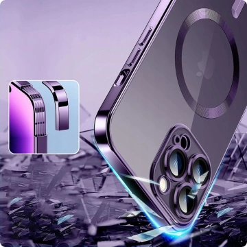 Ring MagShine MagSafe Hülle für iPhone 14 Lila