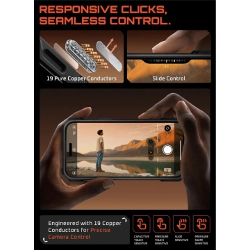 Etui Supcase UB Grip Mag MagSafe do iPhone 17 Pro Max, Black