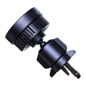 Baseus MagPro Autohalterung mit Qi2.0 15W induktivem Ladegerät für Lüftungsschlitze – Schwarz