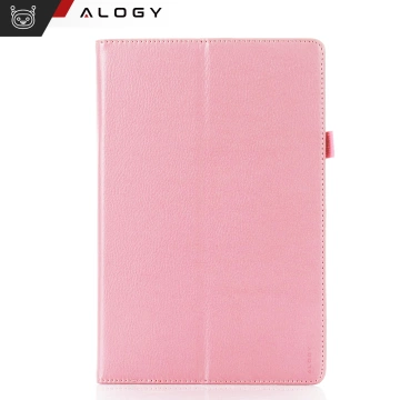 Etui do Lenovo Tab K11 / K11E 11” M11 10.95" TB330FU/TB330XU/TB331FC stojak pokrowiec obudowa z klapką na tablet Case Alogy Różowe