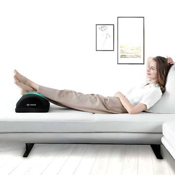 Büro-Fußstütze, Fußstütze, Beine, Oberschenkel, ergonomisch für Arbeit, Büro, Freizeit, Mozos FS5, schwarz
