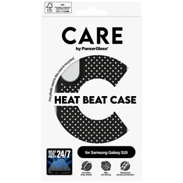 CARE Case für Samsung Galaxy S25 von PanzerGlass Feature Case Schwarz
