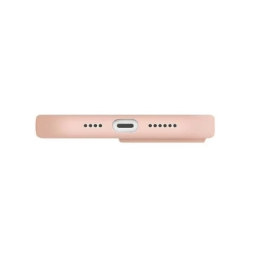 UNIQ-Hülle Lino iPhone 13 6.1 "Rosa / Blush Pink