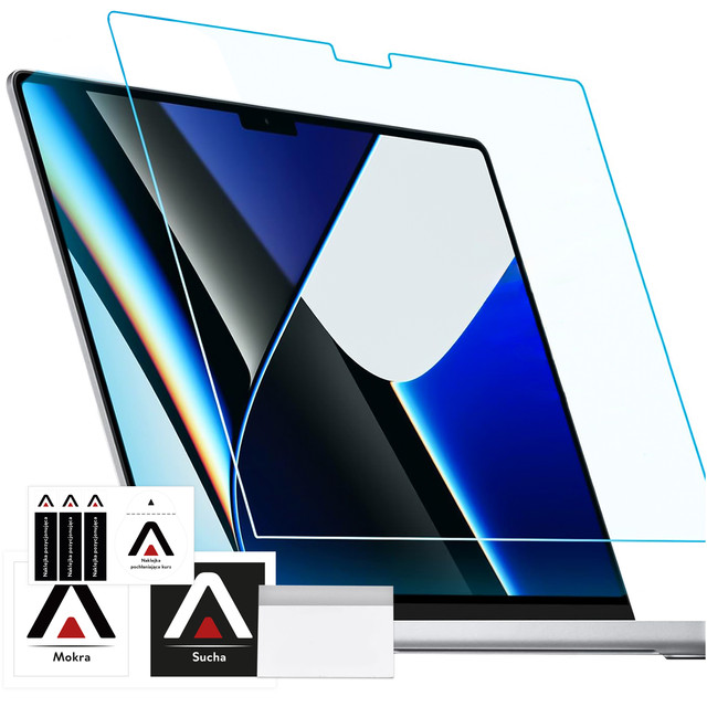 Matte Displayschutzfolie für MacBook Pro 16 2023 2021 Alogy Displayschutzfolie