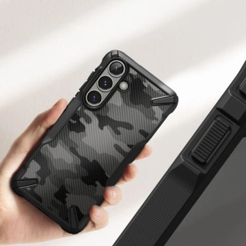 Etui für Samsung Galaxy S25 Plus Camo Black Ringke Fusion X
