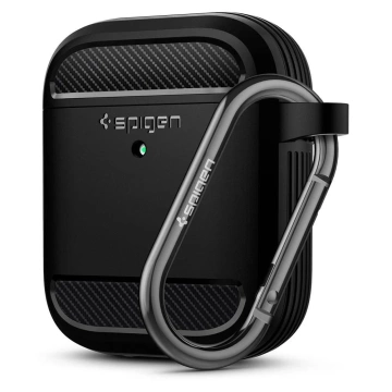 Spigen Rugged Armor Apple Airpods mattschwarz