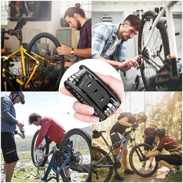 Werkzeuge Multitool-Schlüssel zum Wechseln von Alogy-Reifen an einem Roller / Fahrrad