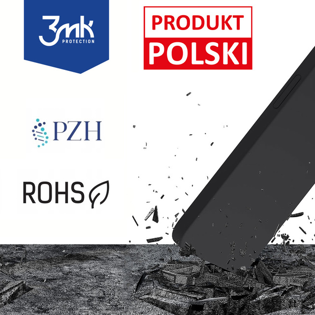 Etui na telefon 3mk do Apple iPhone 14 Plus Hardy Silicone MagCase Graphite