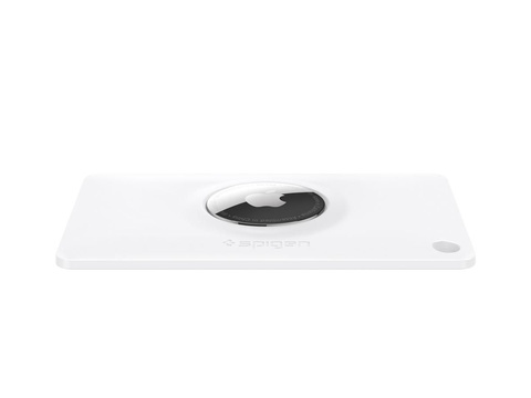 Hülle Schlüsselanhänger Spigen AirFit Card für Apple Airtag Weiß