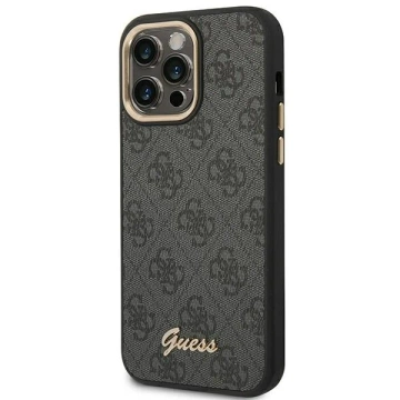 Etui Guess GUHCP14XHG4SHK do Apple iPhone 14 Pro Max 6,7" czarny/black hard case 4G Vintage Gold Logo