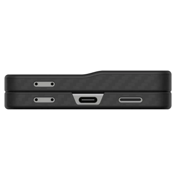 Etui Galaxy Z Flip 7 Spigen AirSkin Aramid Black Smukłe