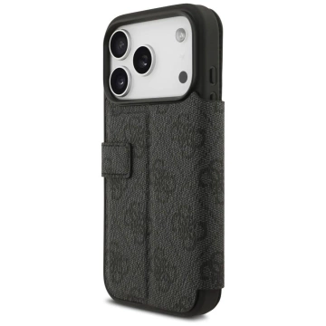 Etui Guess Book 4G Metal Logo do iPhone 17 Pro Black
