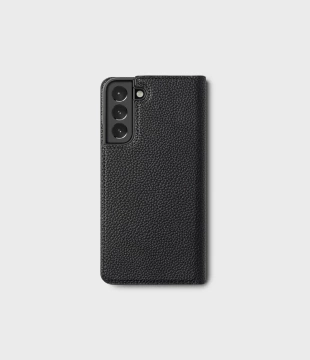 Ringke Folio Signature Flip Leather Case für Samsung Galaxy S22 (S22 Plus) Schwarz (FSS118R262)