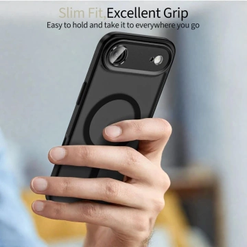 Etui Tech-Protect MagCam MagSafe do iPhone 17 Air, czarny mat