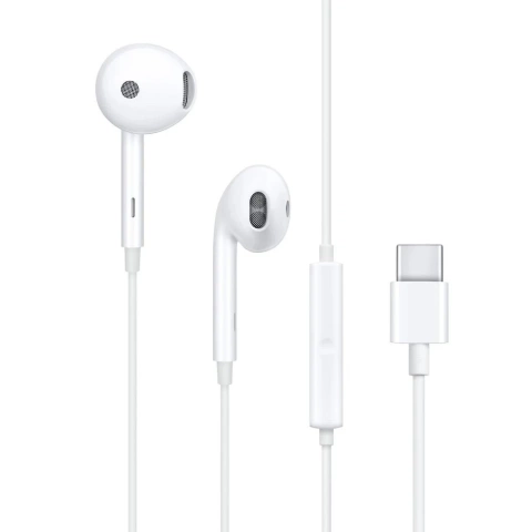 OPPO MH135-3 USB-C Kopfhörer mit Mikrofon und Fernbedienung In-Ear Weiß