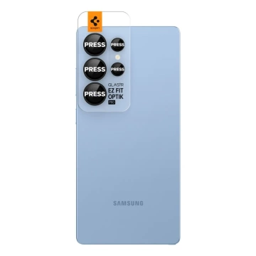 Kameraschutz für Samsung Galaxy S25 Ultra Schwarz Spigen Optik Pro HD Glas.TR "EZ Fit" Kameraschutz 2er-Pack