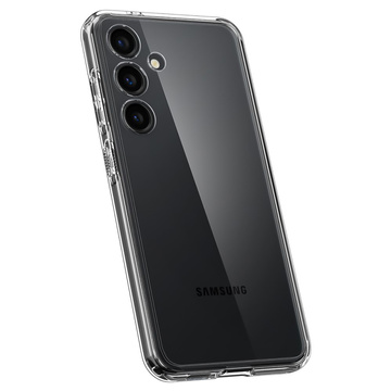 Hülle für Samsung Galaxy S24 Plus Spigen Ultra Hybrid Case, transparente Rückseite, kristallklares Glas