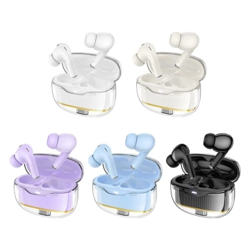 HOCO EW54 TWS Kabellose Bluetooth-Kopfhörer – Schwarz mit Ladeetui