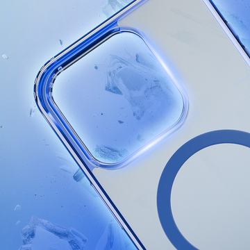 Apple iPhone 15 Plus - 3mk Frosty MagCase Blau