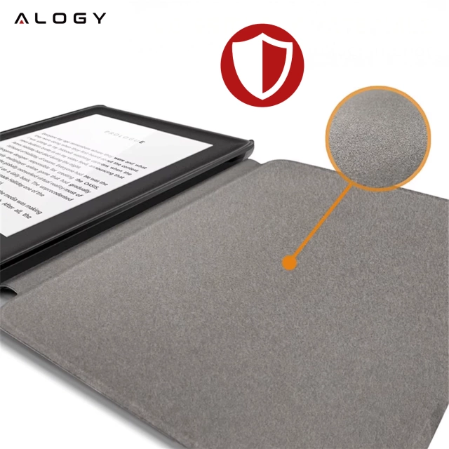 Etui ochronne na czytnik E-Book Alogy ProBook Cover obudowa do Kindle Paperwhite 6 2024 Czarne