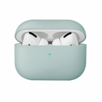 UNIQ Hülle Lino AirPods Pro Silikon mint / mintgrün