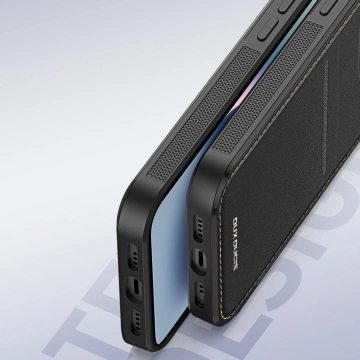 3-in-1-Brieftaschenhülle mit Ständer für iPhone 15 MagSafe RFID-blockierendes Dux Ducis Rafi Mag – Schwarz