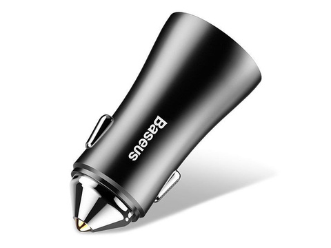 Baseus Ładowarka Samochodowa 2x USB 2.4A