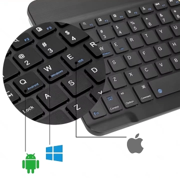 Universelle drahtlose 10-Zoll-Bluetooth-Tastatur