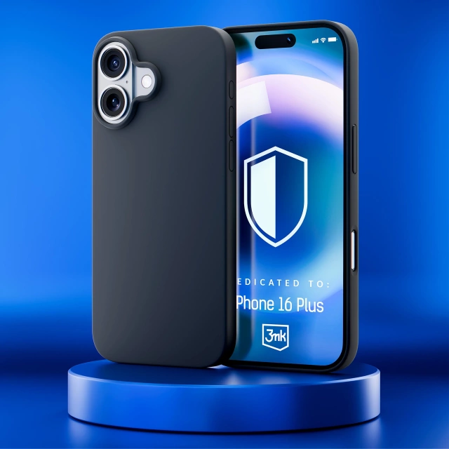 Etui do iPhone 16 Plus 3mk Hardy Silicone MagCase MagSafe Graphite