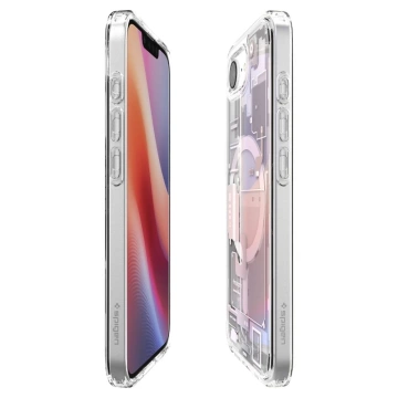 Etui Spigen Ultra Hybrid Mag MagSafe für iPhone 16E Zero One Weiß