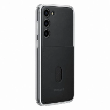 Samsung Frame Cover für Samsung Galaxy S23 Plus Hülle mit austauschbaren Rückseiten schwarz