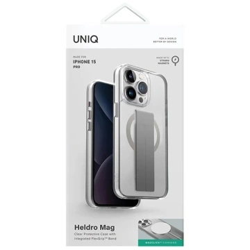 Etui Ochronne do iPhone 15 Pro UNIQ Heldro Mag MagClick Przezroczyste