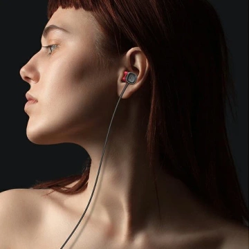 USAMS Stereokopfhörer EP-46 USB-C schwarz/schwarz 1,2 m HSEP4603