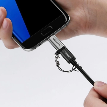 UGREEN Adapter von USB Type C auf Micro USB grau (50590)