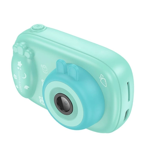 Aparat Cyfrowy dla Dzieci HOCO DV205 Selfie 1MP 2" HD Niebieski
