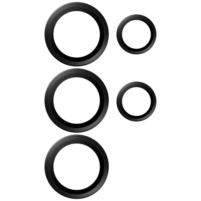 Szkło na aparat do Samsung Galaxy S25 Ultra PanzerGlass Hoops Szare