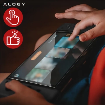 Szkło hartowane do Nintendo Switch 2 2025 ochronne szkiełko na ekran 9H Alogy EasyShield™️ z ramką montażową