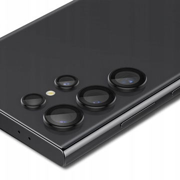 Spigen Optik.tR „EZ Fit“ Kameraschutz 2er-Pack für Samsung Galaxy S24 Ultra Schwarz
