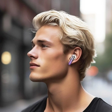 HOCO TWS ANC ENC EQ16 kabellose Bluetooth-Kopfhörer lila