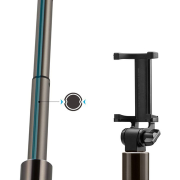 Selfiestick Spigen S530W Czarny/Schwarz Bluetooth 000SS21746