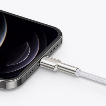 Baseus Cafule USB-zu-Lightning-Kabel, 2,4 A, 1 m (weiß)