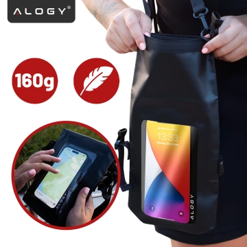 Beutel Wasserdichte Handyhülle Große Tasche Hülle Wasserdicht Alogy Wasserdicht Schwarz