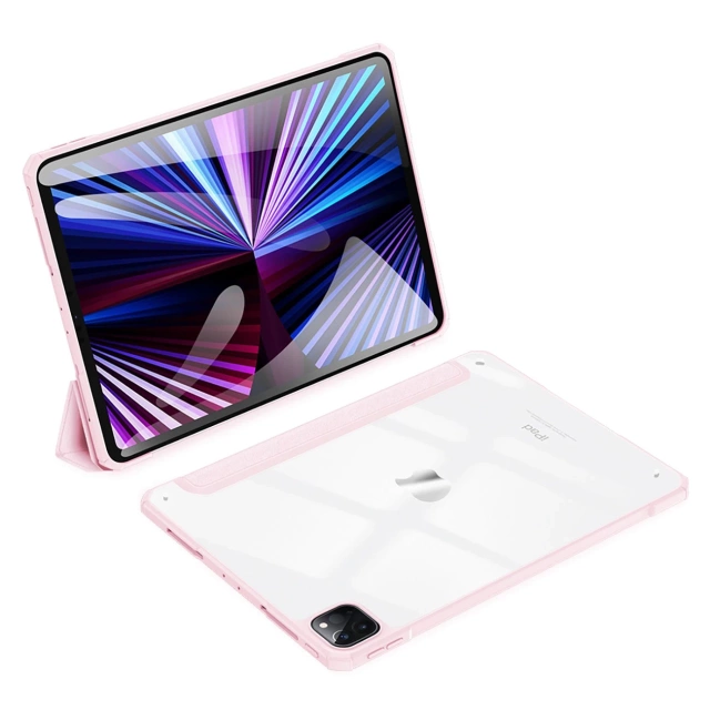 Dux Ducis Copa etui do iPad Pro 11'' 2020 / iPad Pro 11'' 2018 / iPad Pro 11'' 2021 pokrowiec smart cover z podstawką różowy