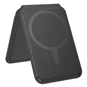 Hoco GT3 MagSafe Magnetische Geldbörse mit iPhone-Ständer Schwarz