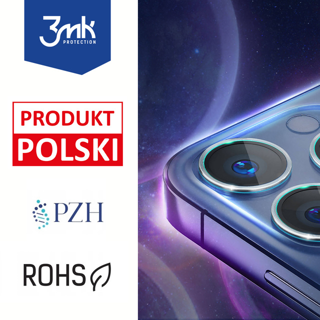 Szkło ochronne na obiektyw telefonu 3mk Lens Protection Pro do Apple iPhone 11 / 12 / 12 Mini