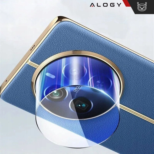 2x Szkło hartowane na obiektyw aparat do Realme 12 PRO / Realme 12 PRO+ PLUS 5G Alogy przezroczyste