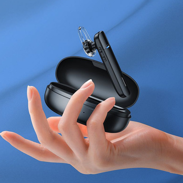 Kabellose Bluetooth 5.1 Ladestation für Kopfhörer Joyroom JR-B01S Autotasche Schwarz