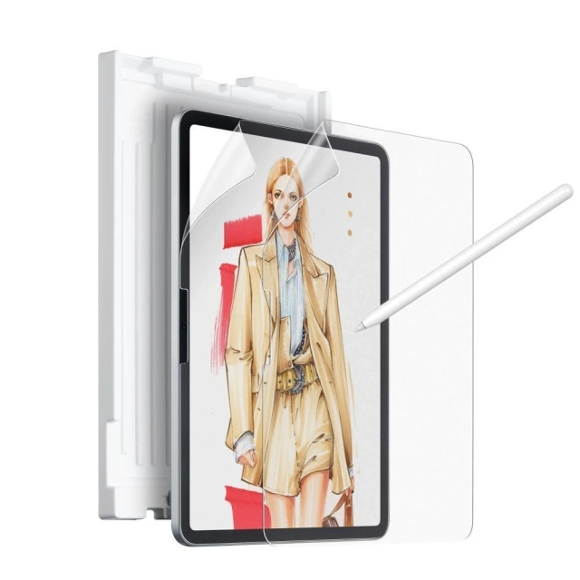 ESR Paper Feel 2er-Pack Schutzhülle für Apple iPad Air 11 6/2024 Matt Klar